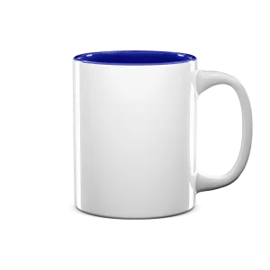 11 oz Two Tone Colored Mug - Blue