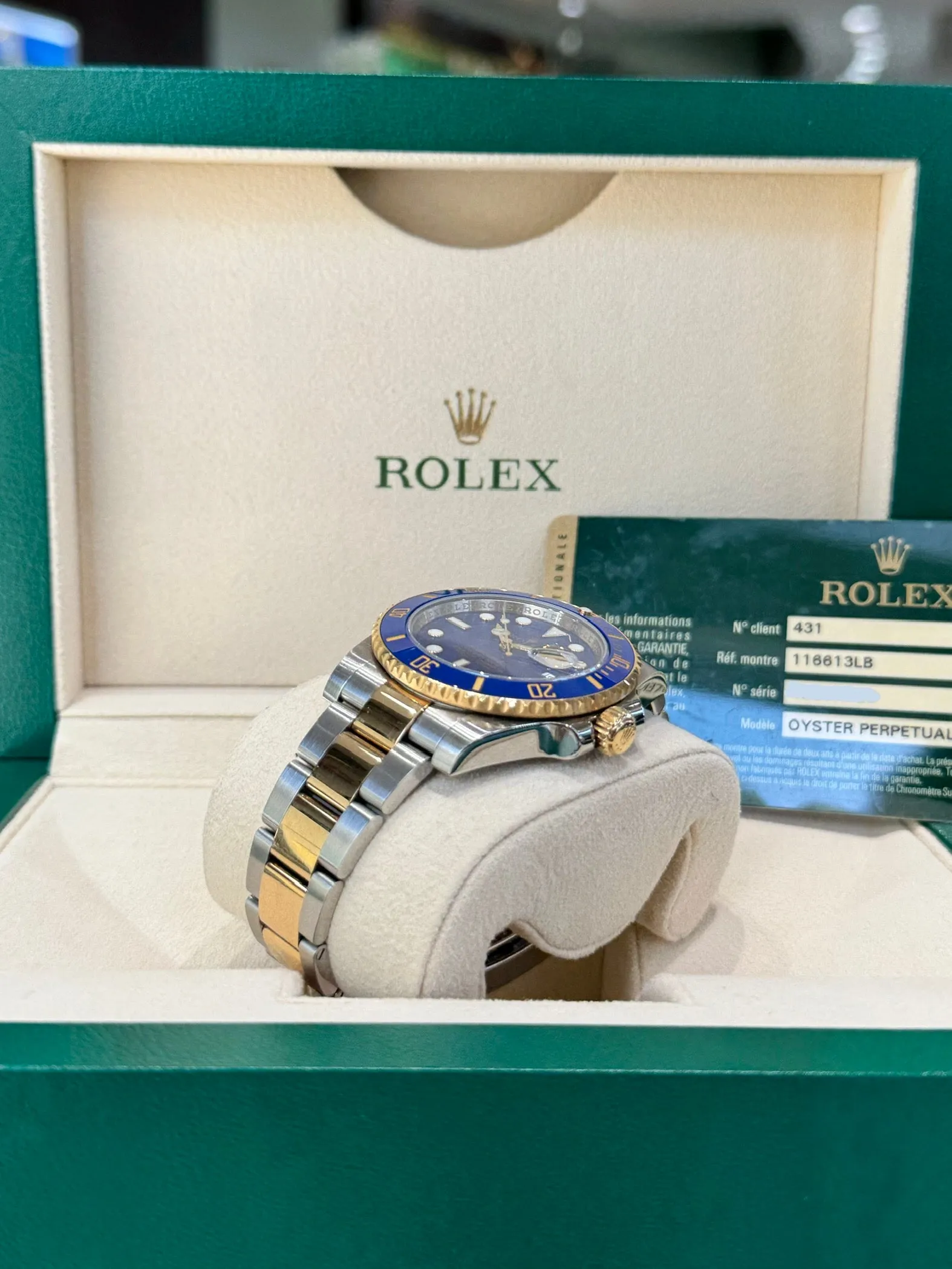 2012 Rolex Submariner 116613LB