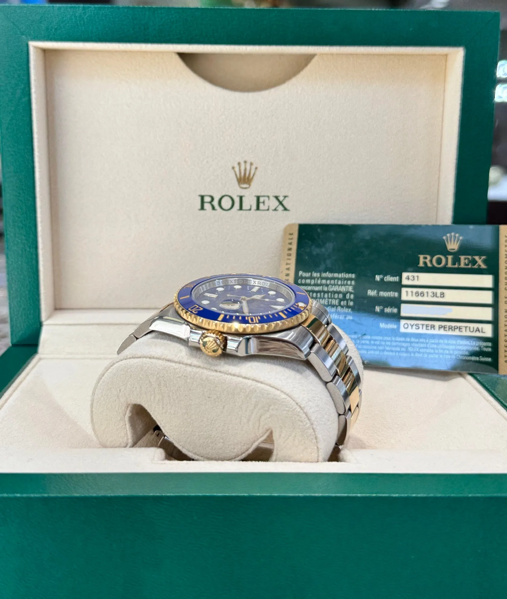 2012 Rolex Submariner 116613LB