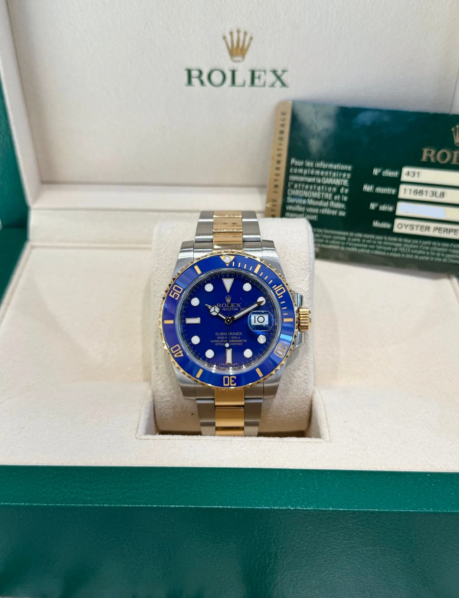 2012 Rolex Submariner 116613LB