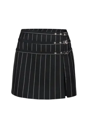 ABRA HOT STRIPED MINI SKIRT