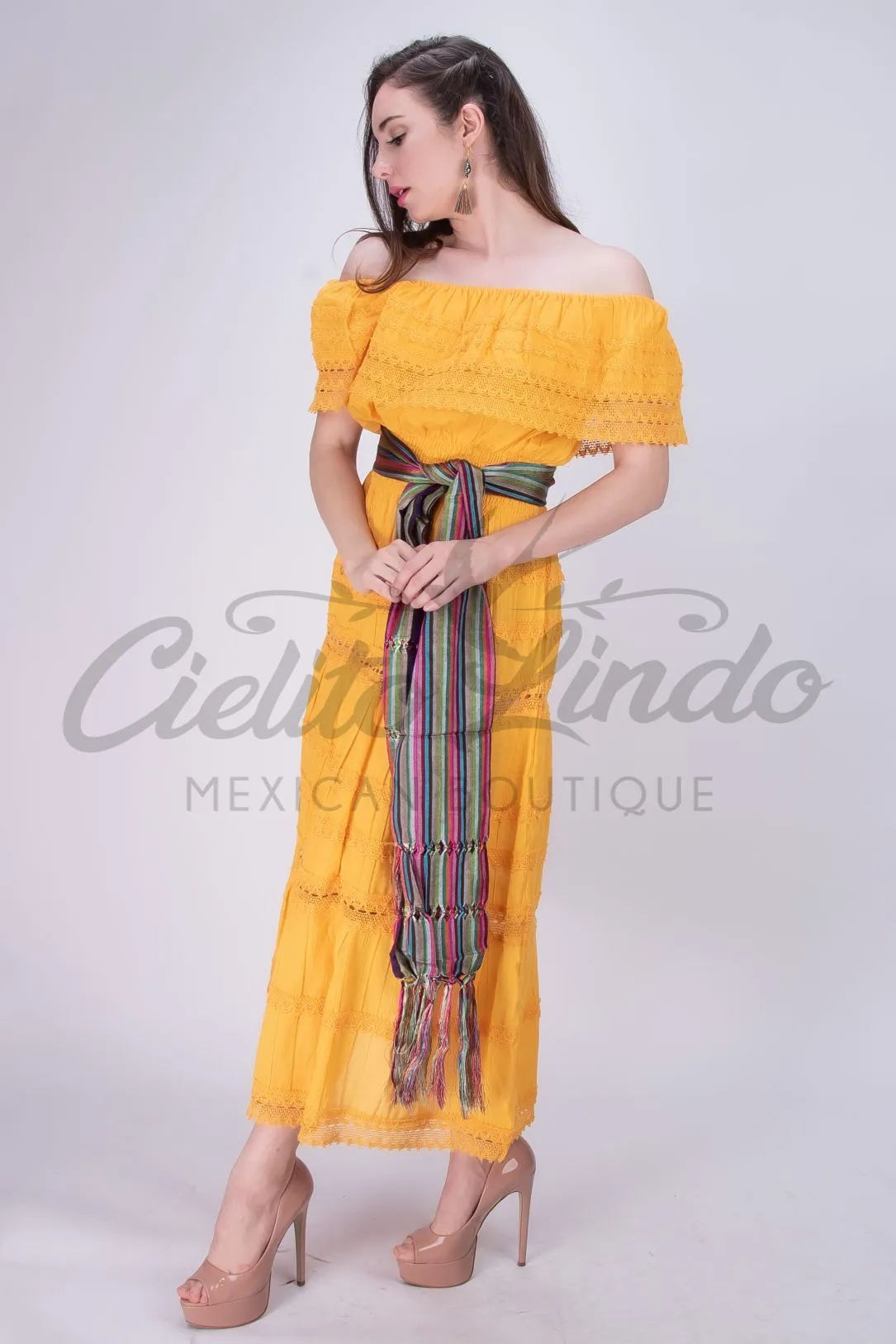 Adalia Maxi Dress Yellow