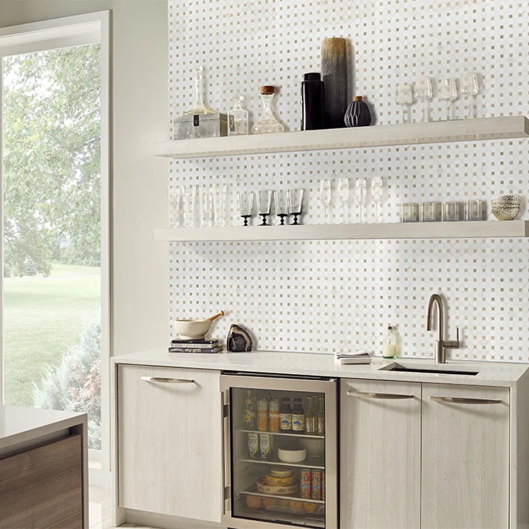 Bianco Dolomite Crema Dotty - Stone Tile