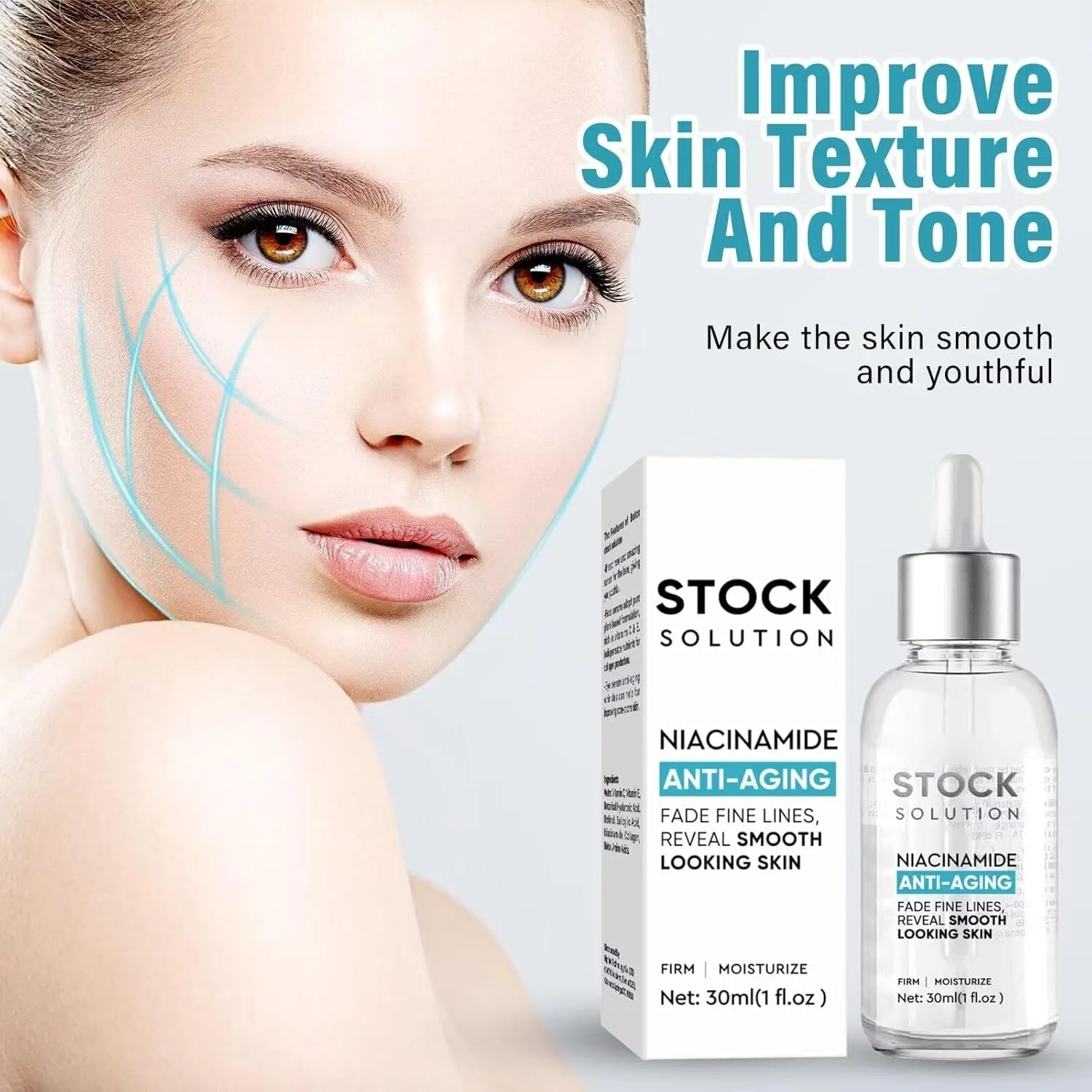 Botox Original Liquid Facial Essence 30ml - Hydrating, Plumping, and Moisturizing Skin Collagen