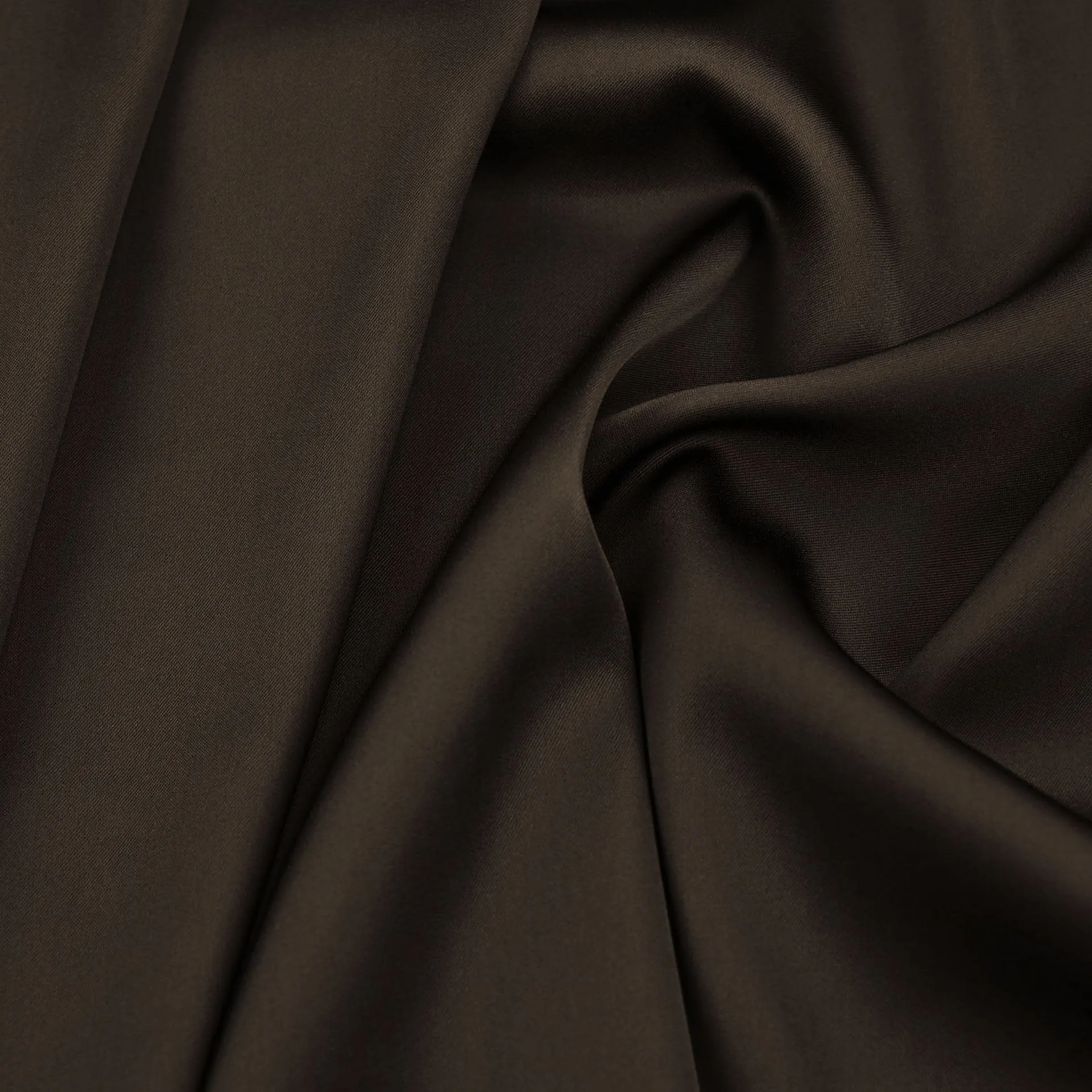 Brown Stretchy Satin Fabric 6649