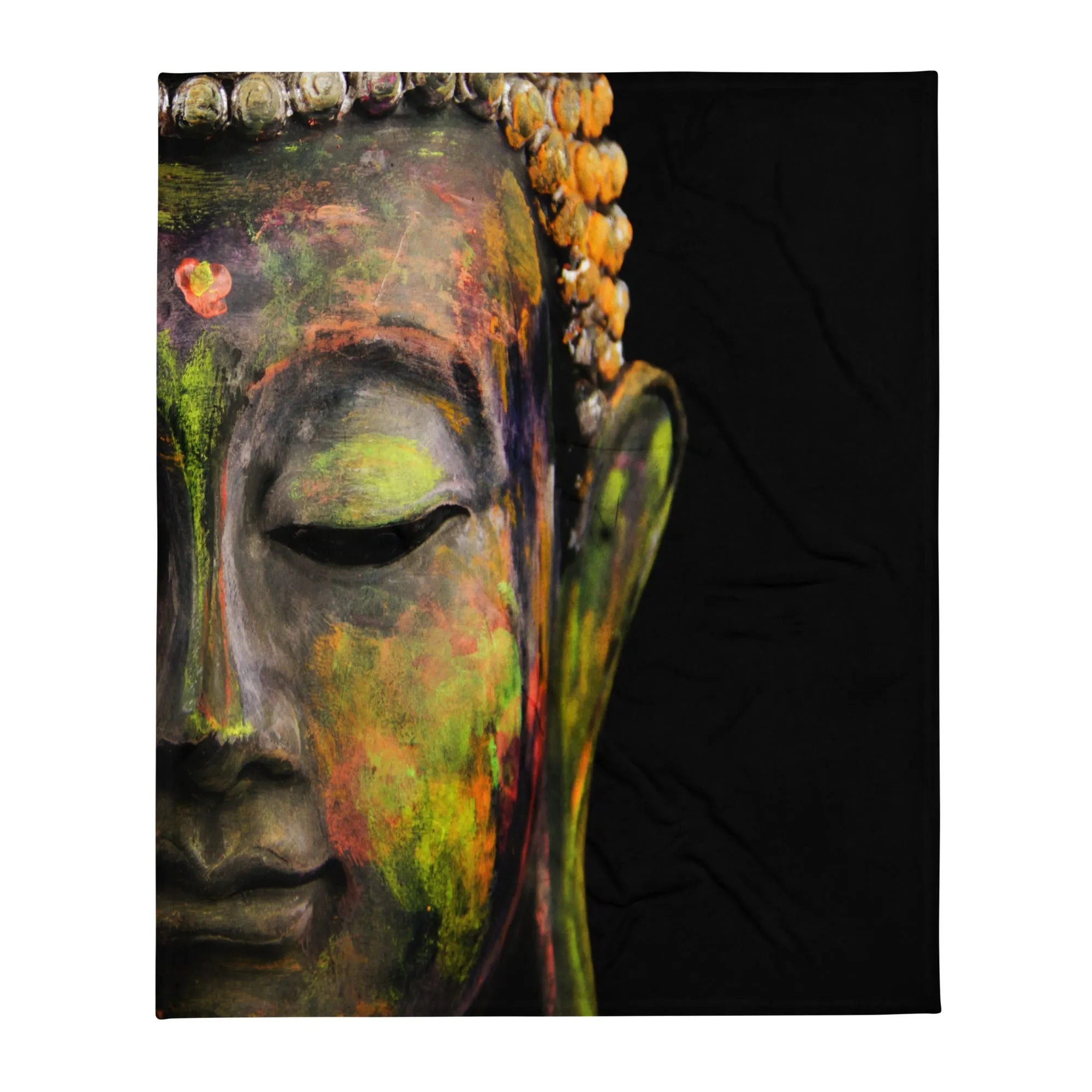 Buddha graphic design blanket