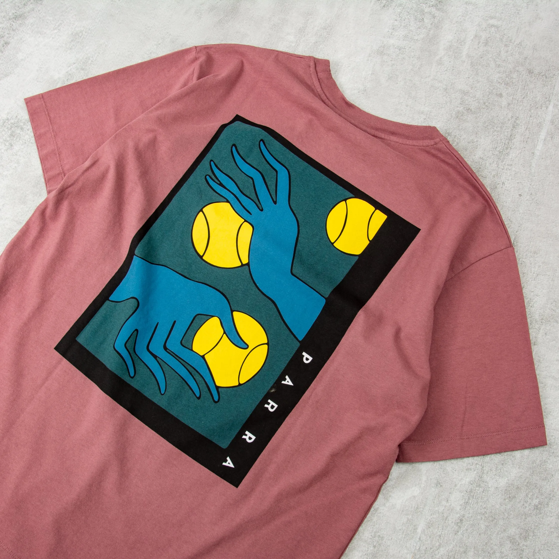 By Parra Ball Catcher Tee - Dusty Rose