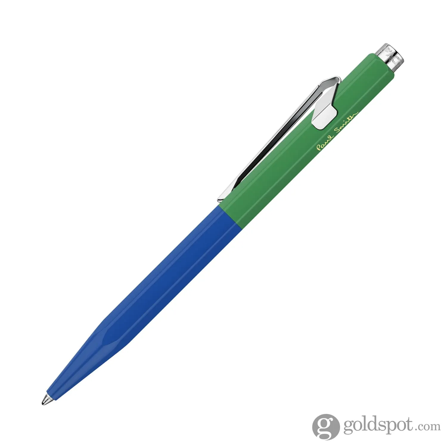 Caran d'Ache 849 Paul Smith 4 Ballpoint Pen in Cobalt & Emerald