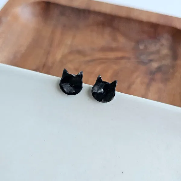 Cat Studs - Black