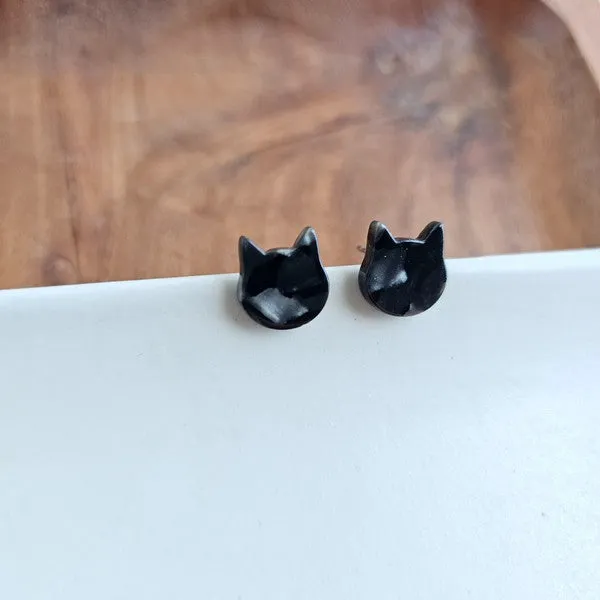 Cat Studs - Black