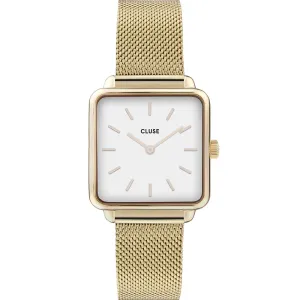 Cluse CW0101207002 La Tetragone Gold Tone Mesh Womens Watch