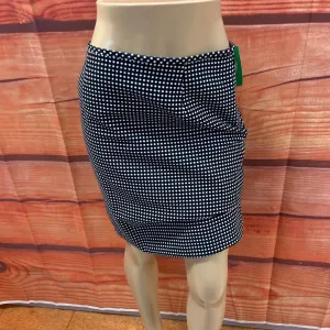 COLLECTIONS FOR LE SUIT BLACK POLKA DOT SKIRT SIZE 8 TCC