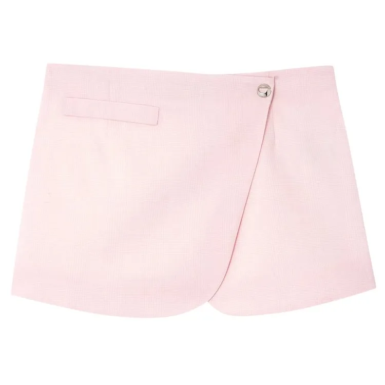 Coperni Tailored Mini Skirt 'Pink/White', pink