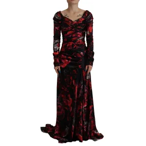 Dolce & Gabbana Elegant Floral A-Line Sheath Dress