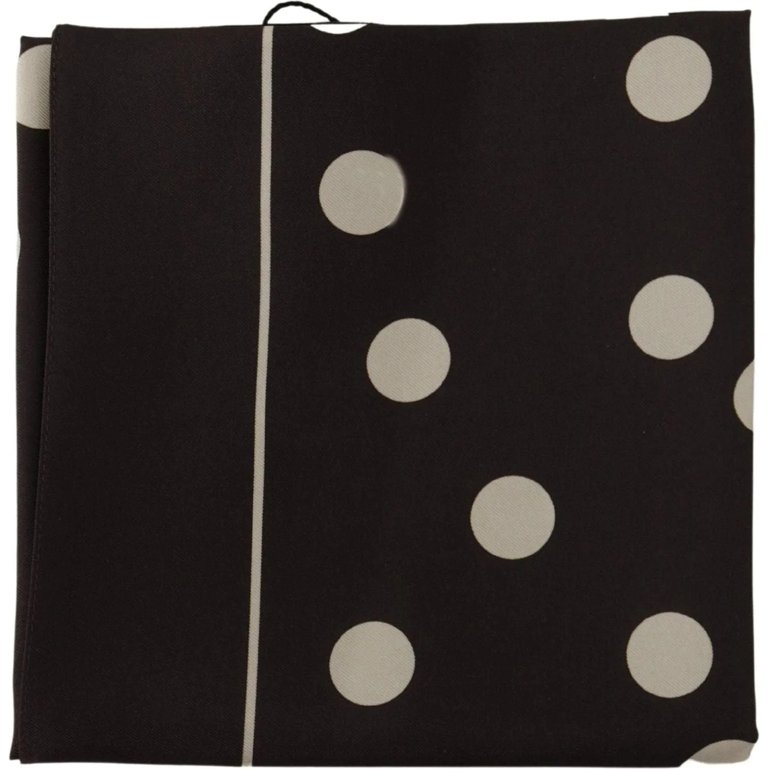 Dolce & Gabbana Elegant Silk Polka Dot Men's Scarf