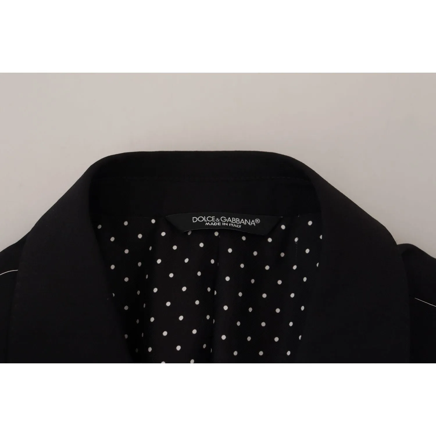 Dolce & Gabbana Sicilian Style Black Single Breasted Blazer