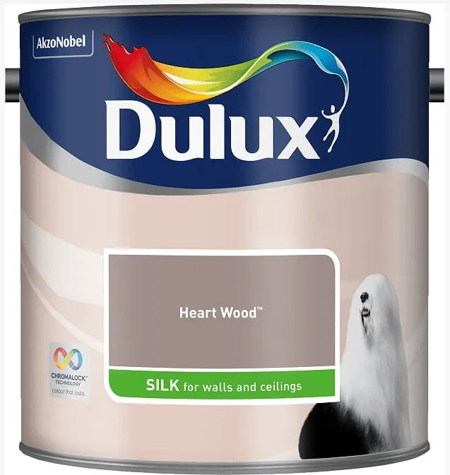 Dulux Silk Emulsion 2.5L - Heart Wood