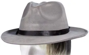 Gray Fedora Hat