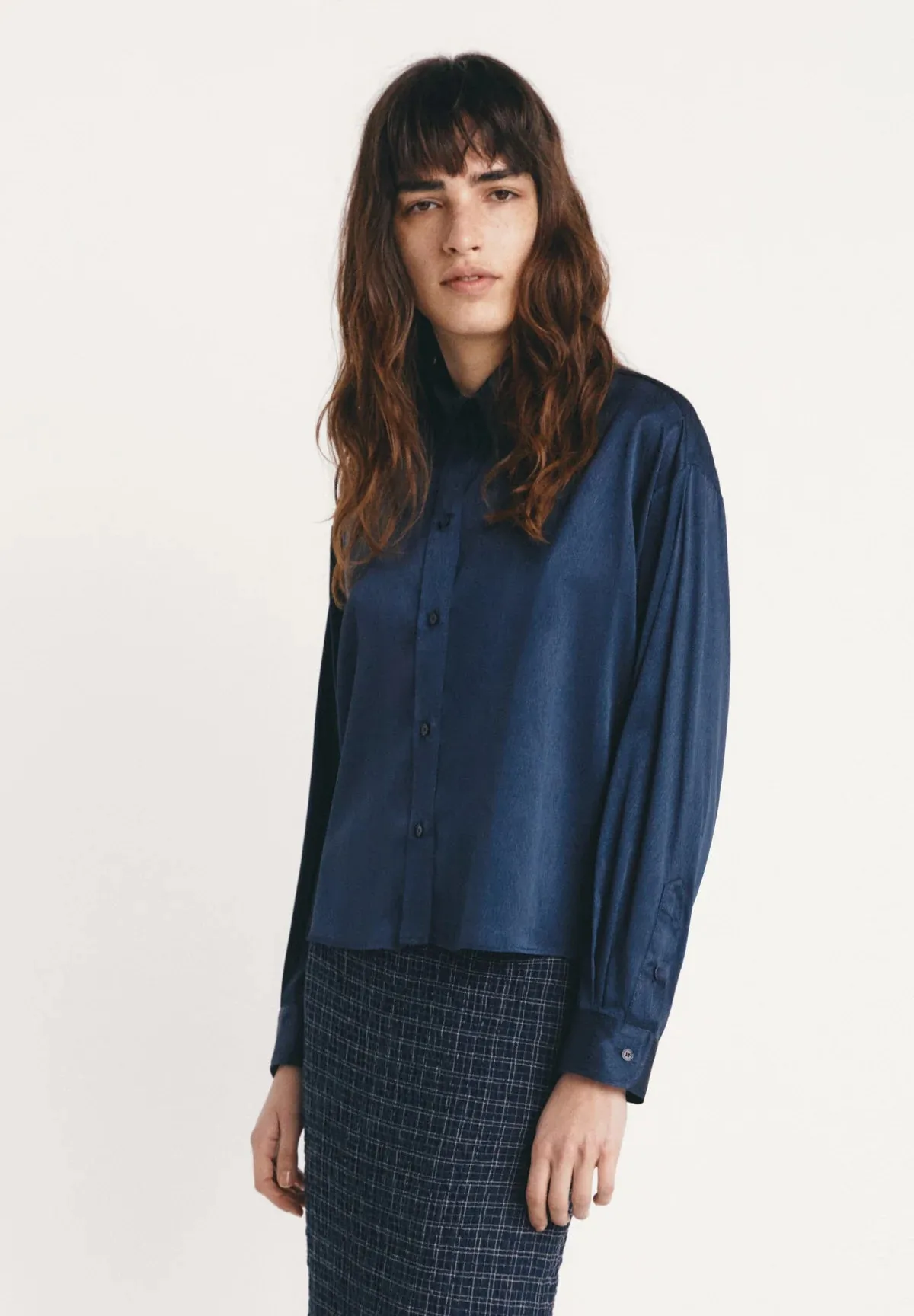 Hester Shirt in Orient Blue