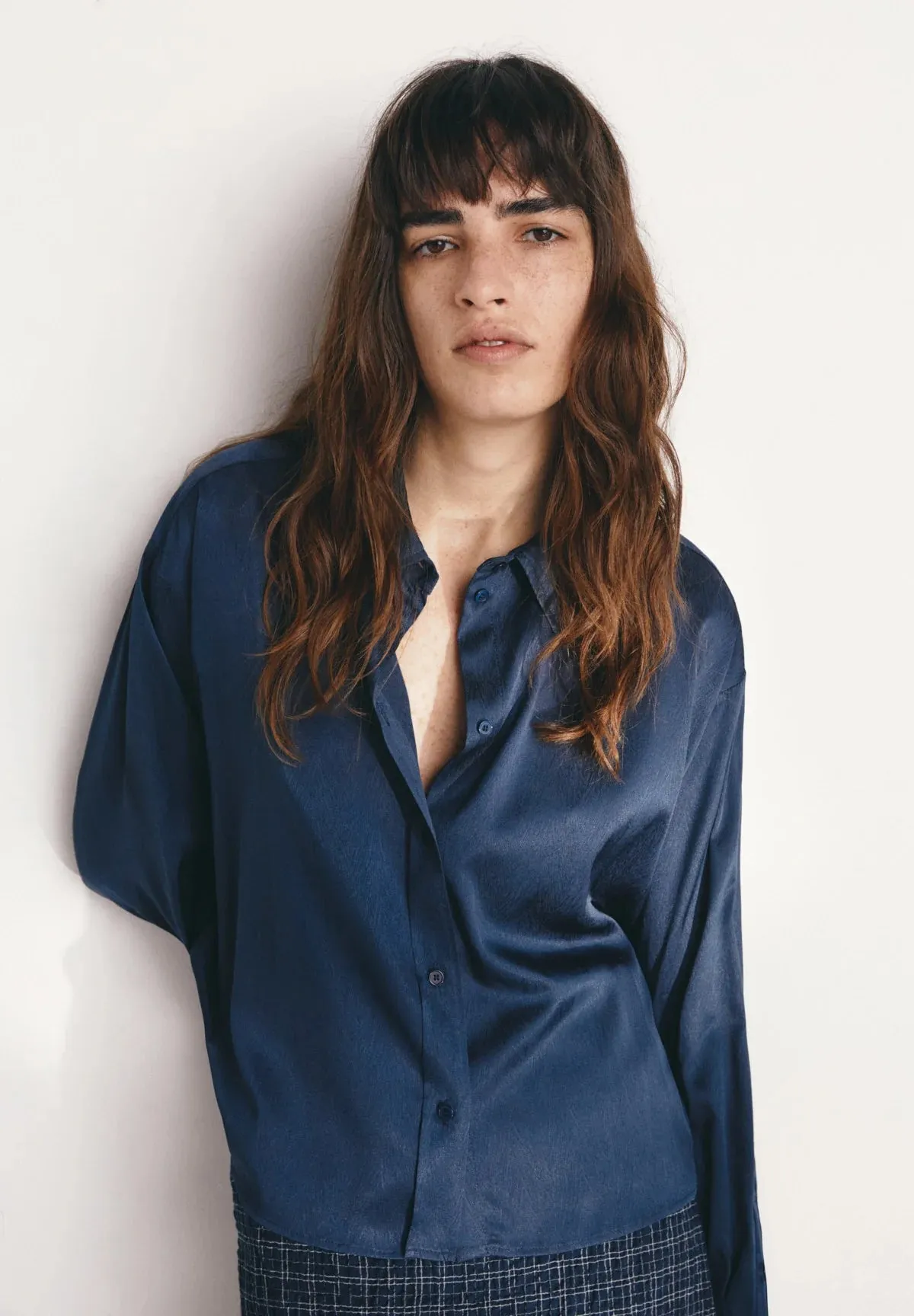 Hester Shirt in Orient Blue