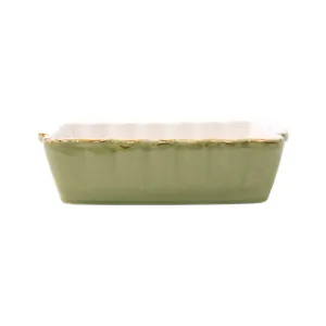 Italian Bakers Medium Rectangular Baker - Green