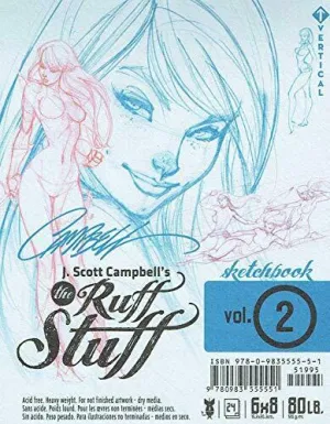 J Scott Campbell Ruff Stuff 2 Sketch Art Book