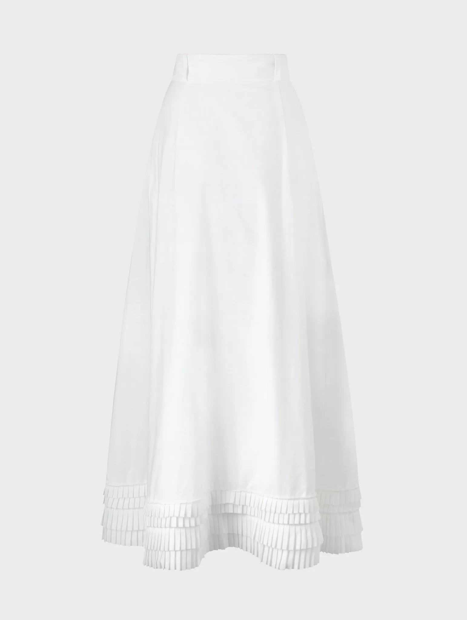 Mimma Skirt Cotton Poplin White