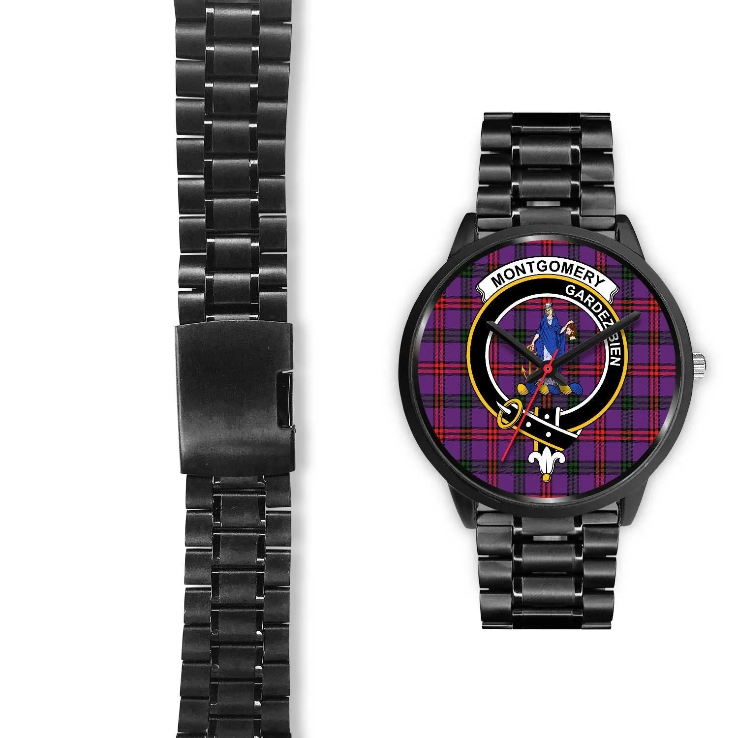 Montgomery Modern Clan Badge Tartan Black Watch