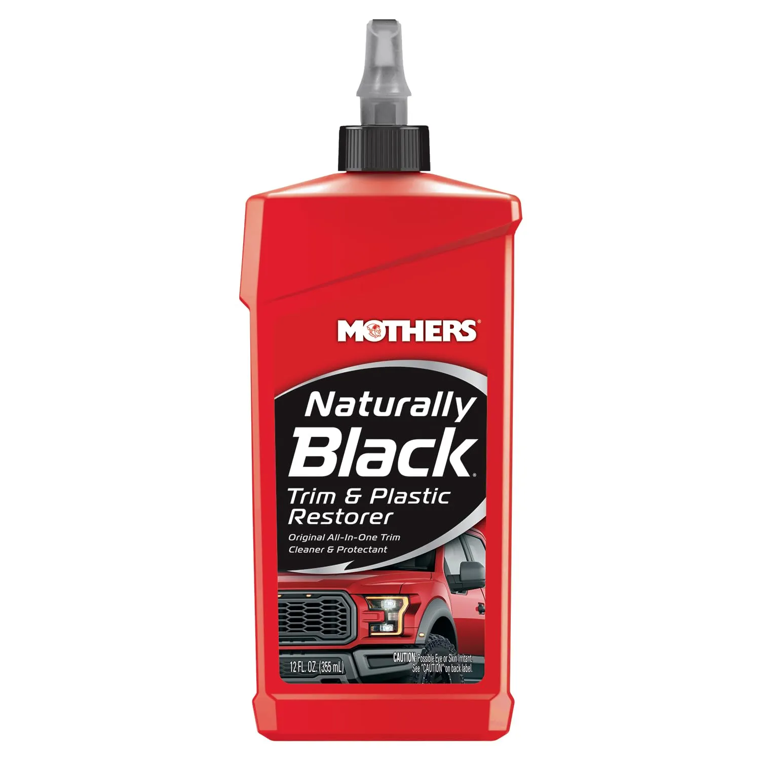 MOTHERS Naturally Black Trim & Plastic Restorer 355ml Oxidisation Remover