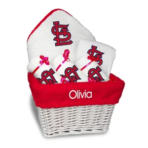 Personalized St. Louis Cardinals Medium Basket - 6 Items