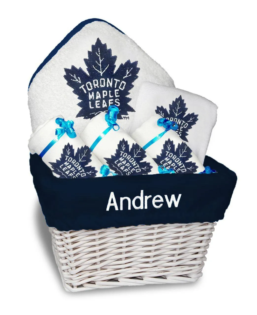 Personalized Toronto Maple Leafs Medium Basket - 6 Items