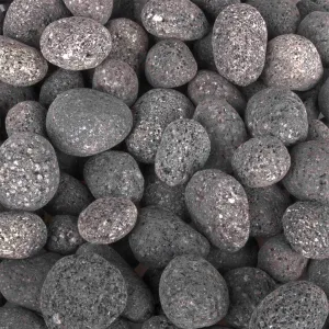 Polished Lava Rock - Outdoor Fire Pit Media