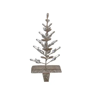 Pure Christmas Jewel Tree Stocking Holder Champagne