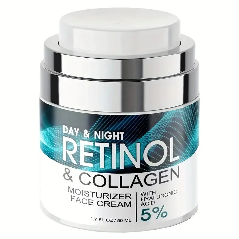 Retinol Moisturizing Cream With Collagen, Hyaluronic Acid, Vitamin C E, Soothes Dry Skin