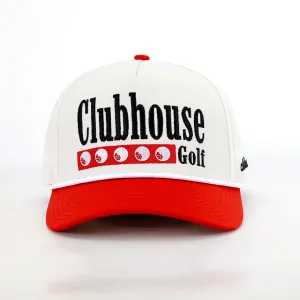 Retro Rope Golf Hat | Red