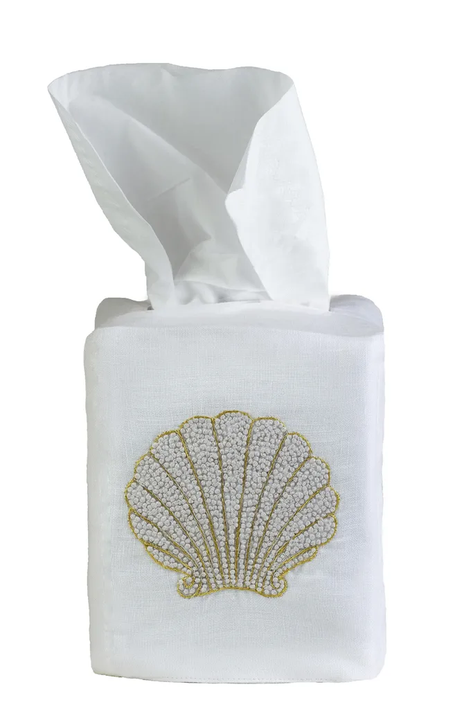 Shell Tissue Box Cover