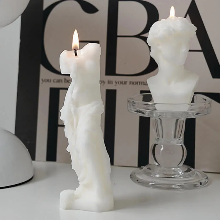 Statue Scented Candle | White Venus