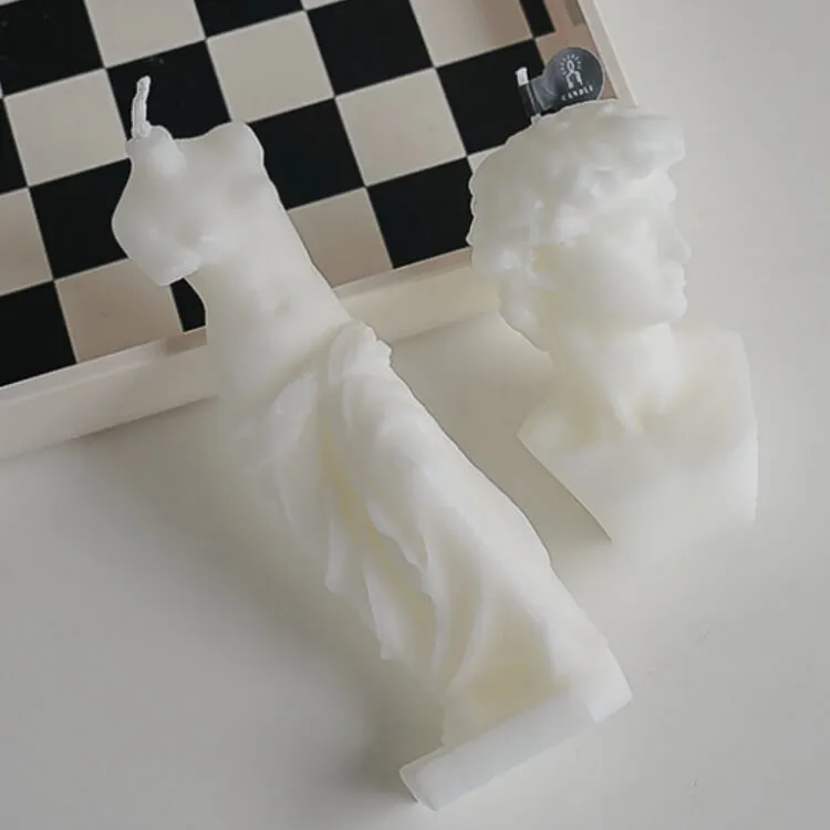 Statue Scented Candle | White Venus