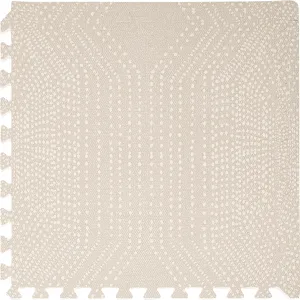 Toddlekind Premium Foam Playmats | Deco - Ecru