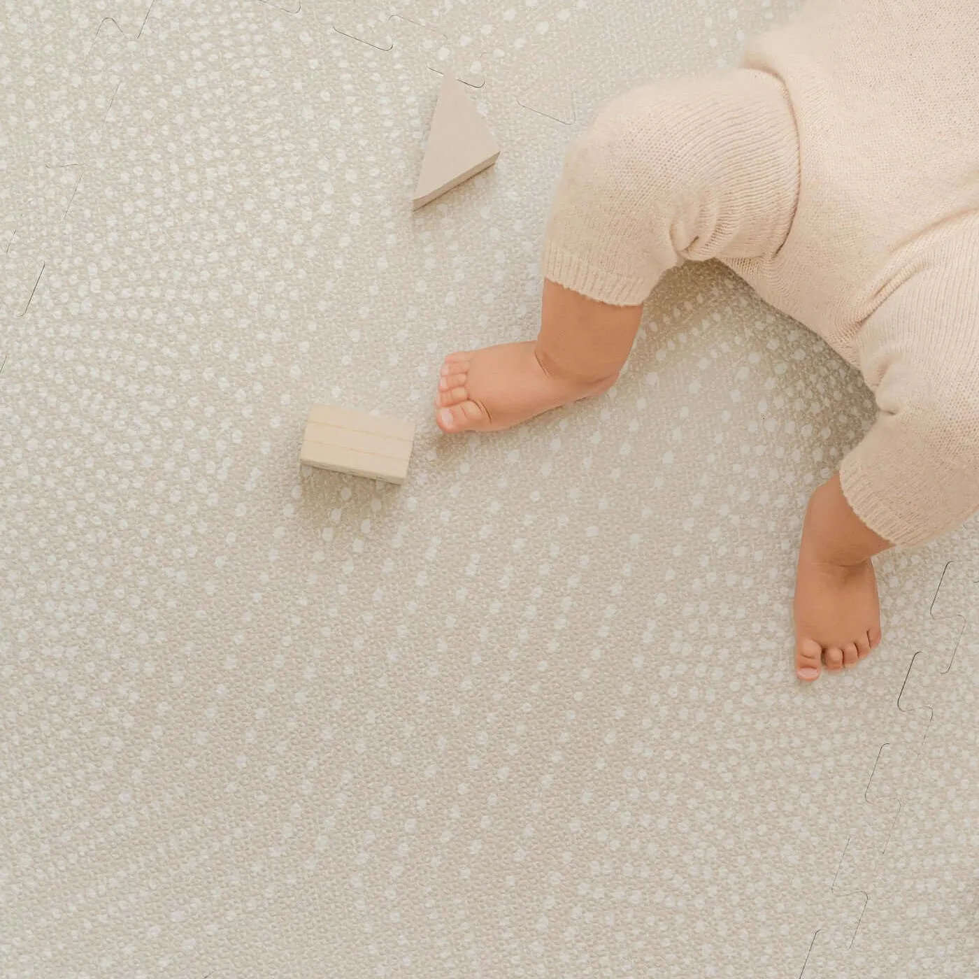 Toddlekind Premium Foam Playmats | Deco - Ecru