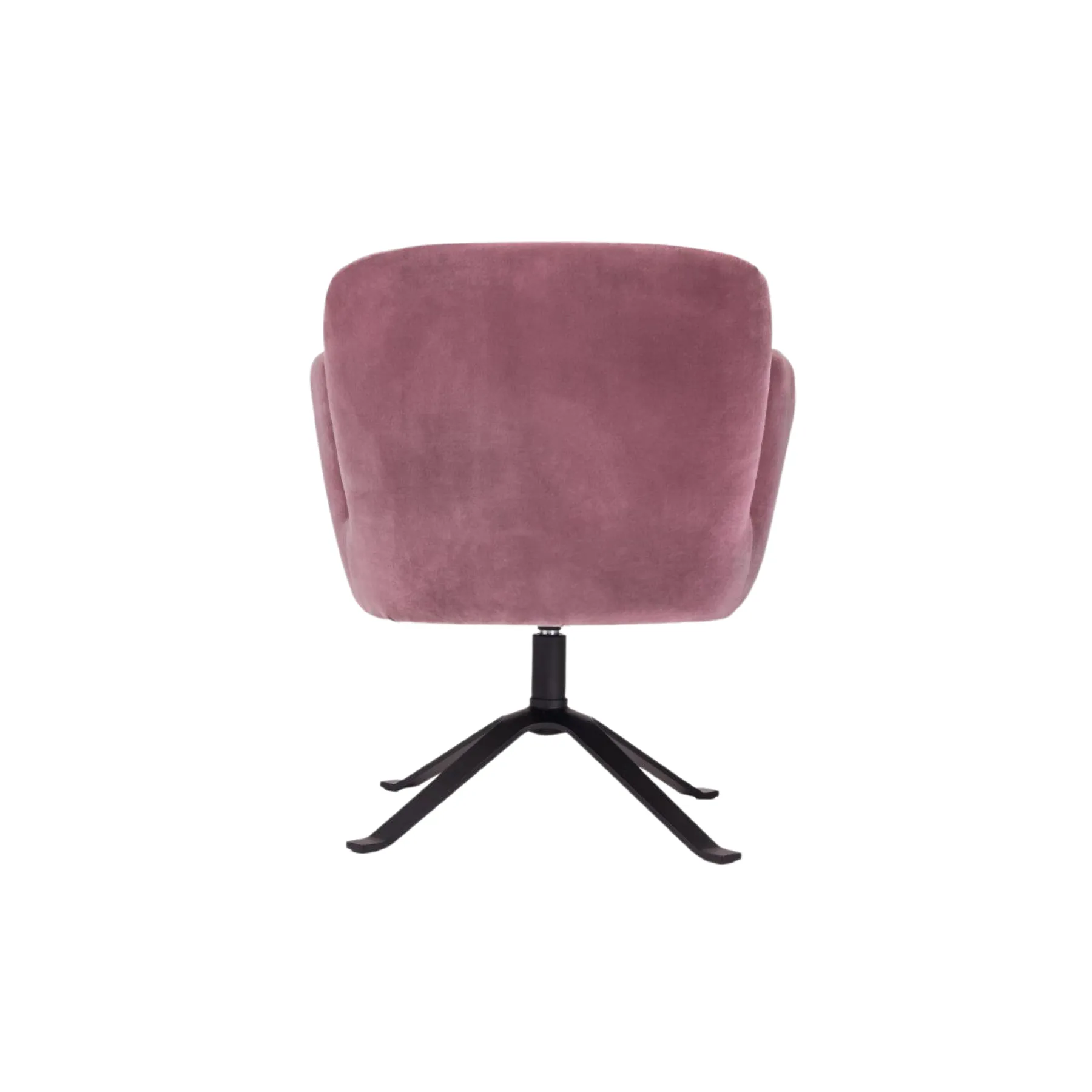 Voss Dark Pink Swivel Armchair